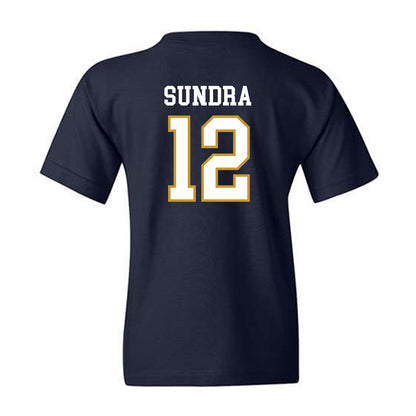 Notre Dame - NCAA Men's Basketball : Garrett Sundra - Sports Shersey Youth T-Shirt-1