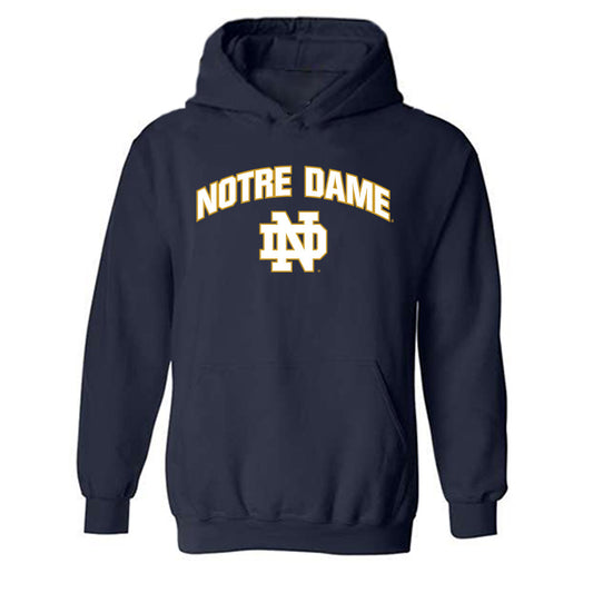 Notre Dame - NCAA Women's Basketball : Maya Gin - Sports Shersey Hooded Sweatshirt-0