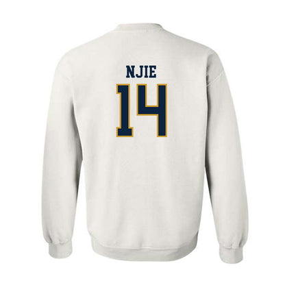 Notre Dame - NCAA Men's Basketball : Kebba Njie - Sports Shersey Crewneck Sweatshirt-1