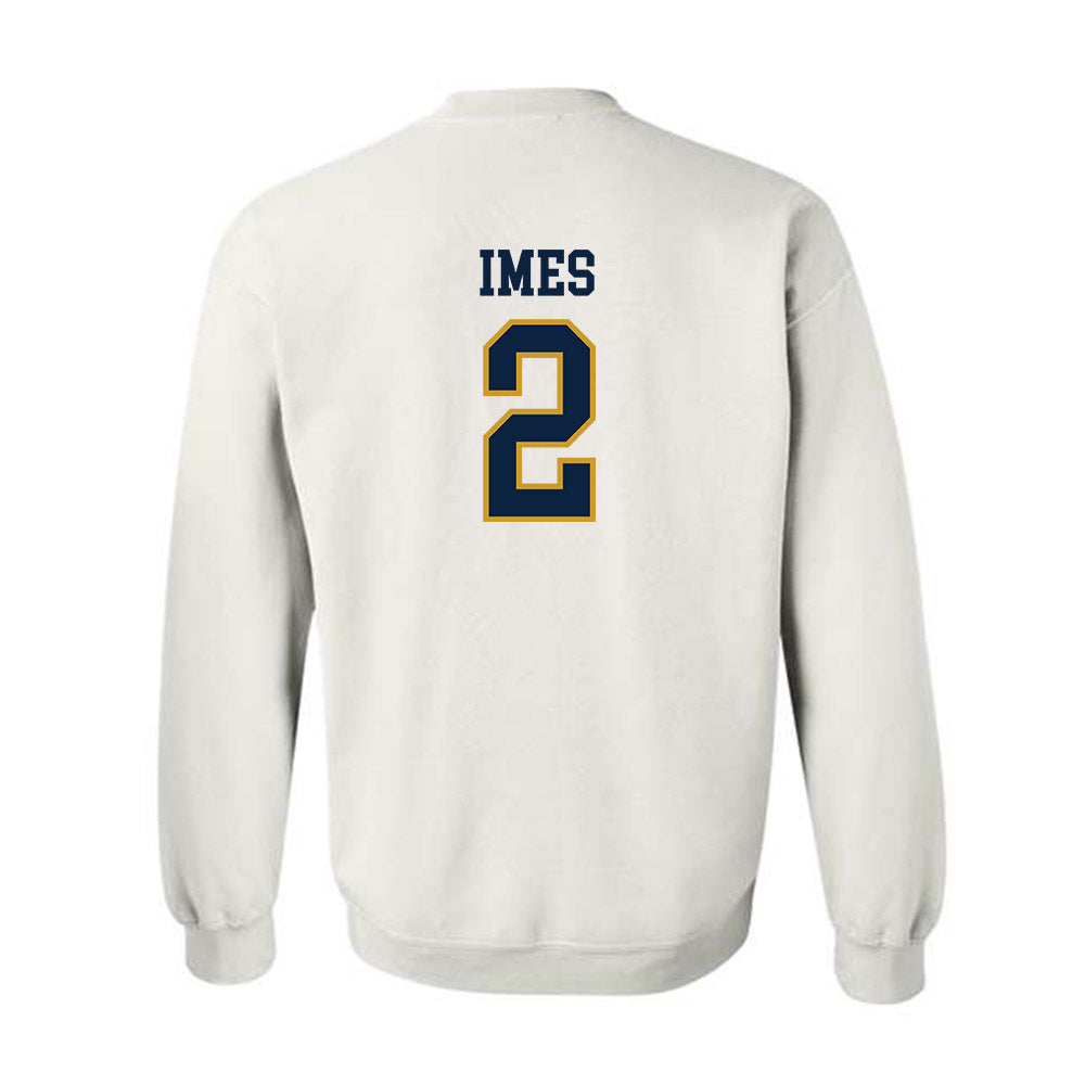 Notre Dame - NCAA Men's Basketball : Logan Imes - Sports Shersey Crewneck Sweatshirt-1