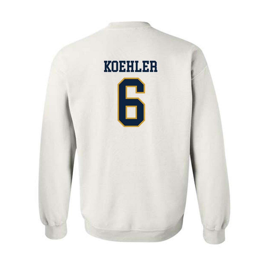 Notre Dame - NCAA Men's Basketball : Brady Koehler - Sports Shersey Crewneck Sweatshirt-1