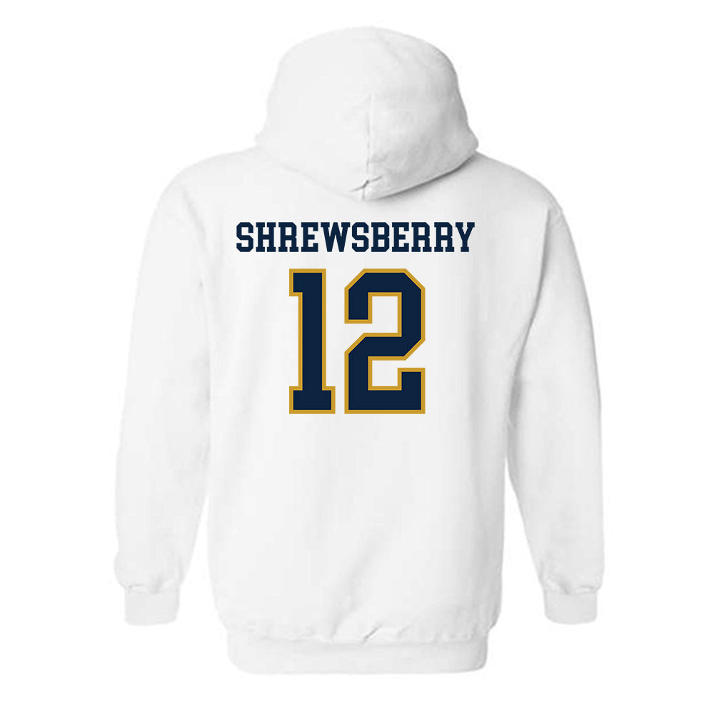 Notre Dame - NCAA Men's Basketball : Nick Shrewsberry - Sports Shersey Hooded Sweatshirt-1