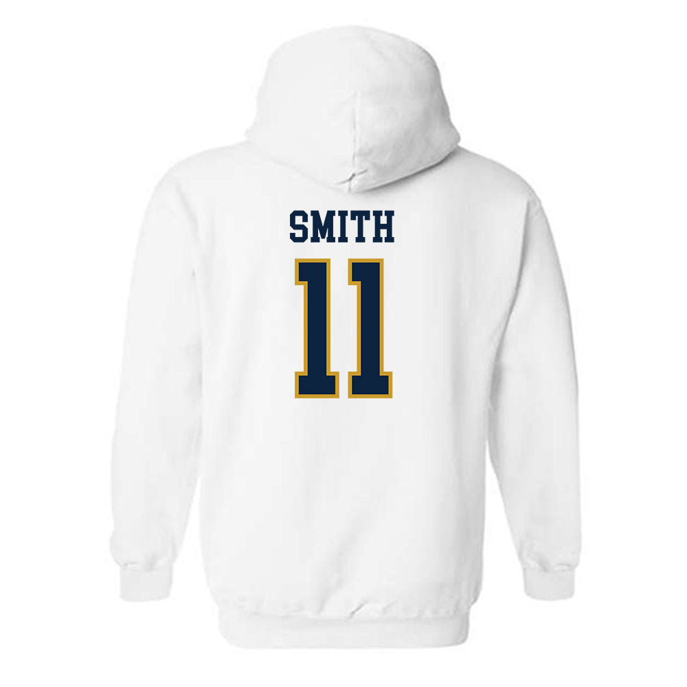 Notre Dame - NCAA Women's Basketball : Jordyn Smith - Sports Shersey Hooded Sweatshirt-1