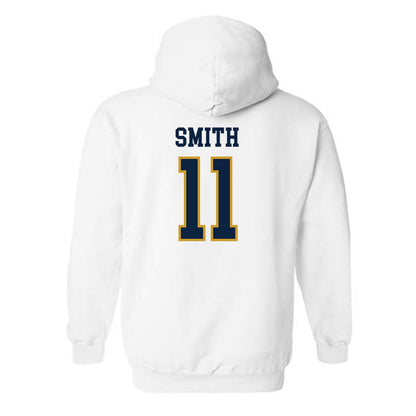 Notre Dame - NCAA Women's Basketball : Jordyn Smith - Sports Shersey Hooded Sweatshirt-1