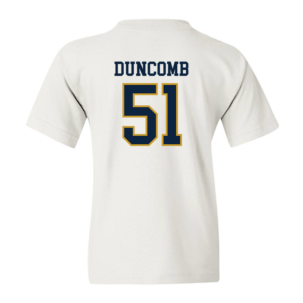 Notre Dame - NCAA Men's Basketball : Logan Duncomb - Sports Shersey Youth T-Shirt-1