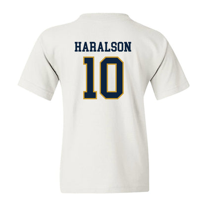 Notre Dame - NCAA Men's Basketball : Jalen Haralson - Sports Shersey Youth T-Shirt-1