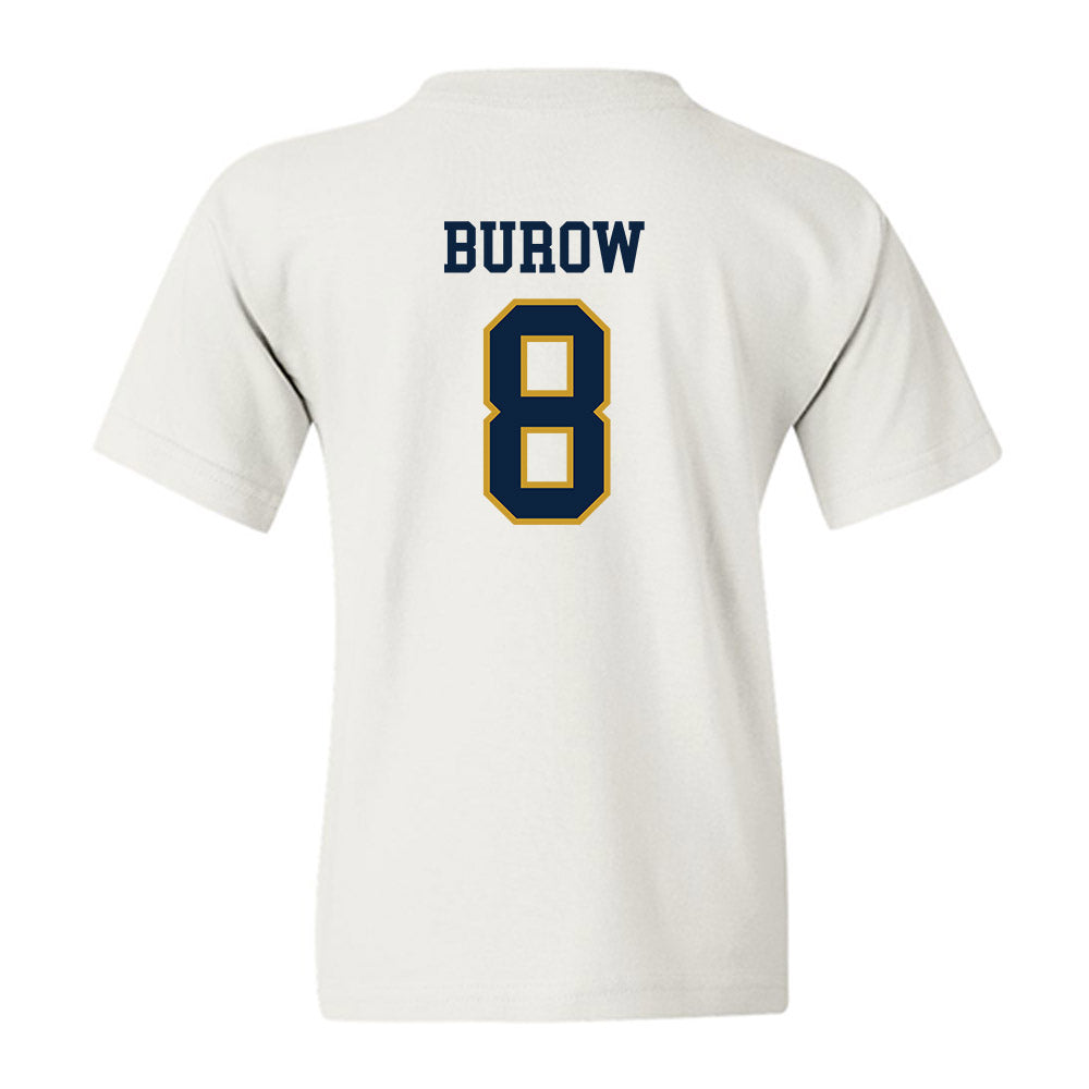 Notre Dame - NCAA Men's Basketball : Jacob Burow - Sports Shersey Youth T-Shirt-1