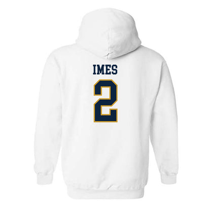 Notre Dame - NCAA Men's Basketball : Logan Imes - Sports Shersey Hooded Sweatshirt-1