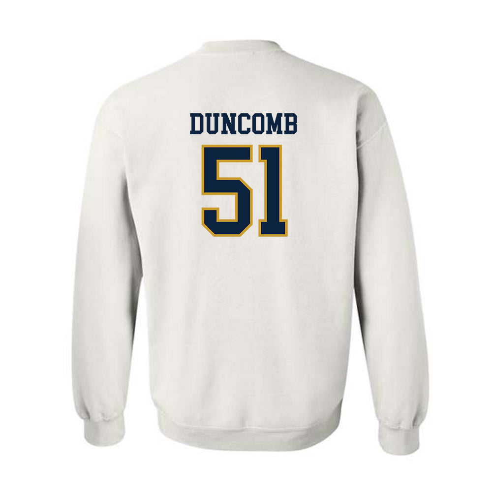 Notre Dame - NCAA Men's Basketball : Logan Duncomb - Sports Shersey Crewneck Sweatshirt-1