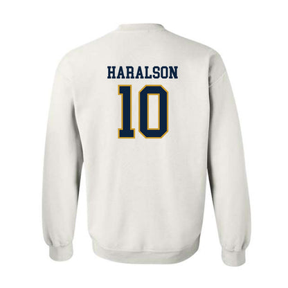 Notre Dame - NCAA Men's Basketball : Jalen Haralson - Sports Shersey Crewneck Sweatshirt-1