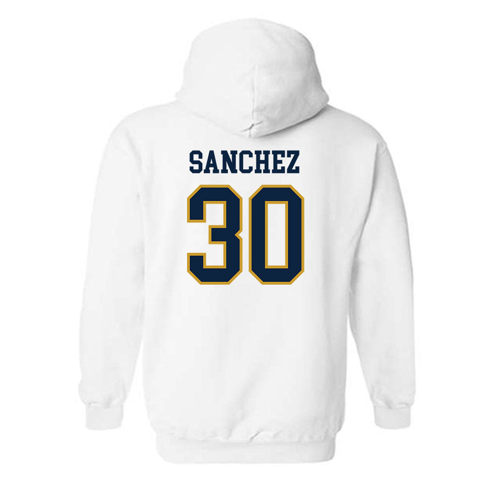 Notre Dame - NCAA Women's Basketball : Gisela Sanchez - Sports Shersey Hooded Sweatshirt-1