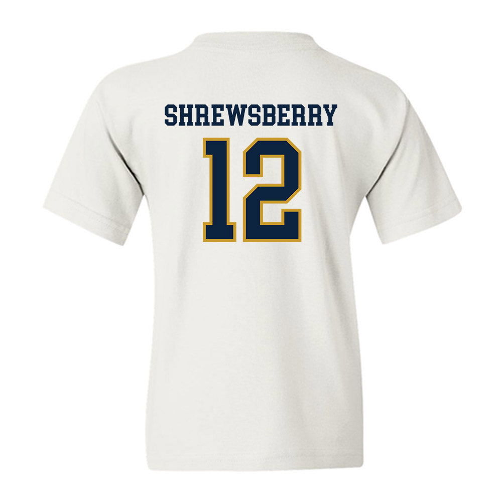 Notre Dame - NCAA Men's Basketball : Nick Shrewsberry - Sports Shersey Youth T-Shirt-1