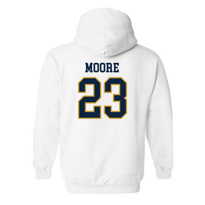 Notre Dame - NCAA Women's Basketball : Iyana Moore - Sports Shersey Hooded Sweatshirt-1