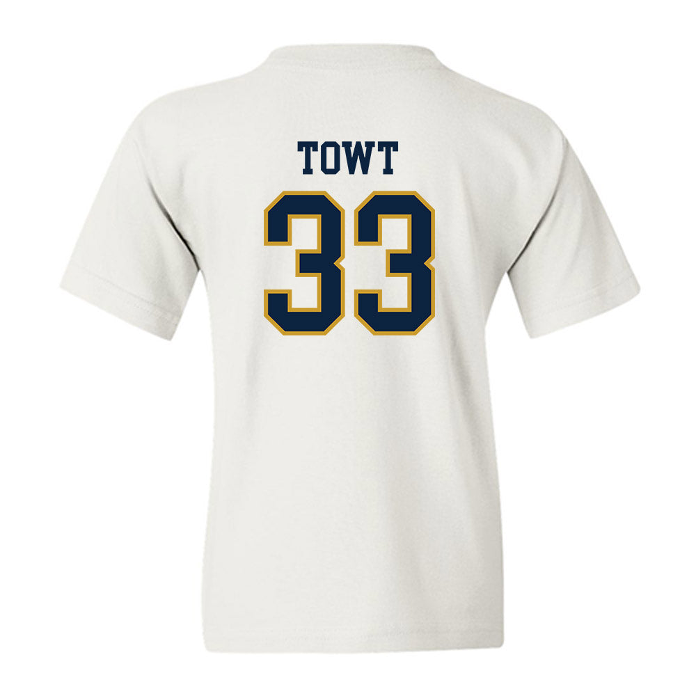 Notre Dame - NCAA Men's Basketball : Carson Towt - Sports Shersey Youth T-Shirt-1