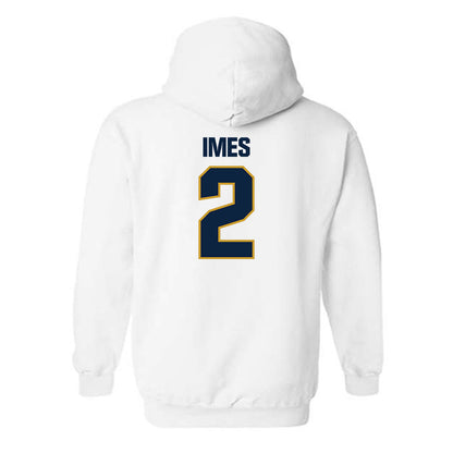 Notre Dame - NCAA Men's Basketball : Logan Imes - Sports Shersey Hooded Sweatshirt-1