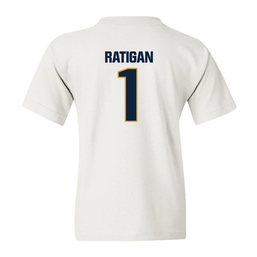 Notre Dame - NCAA Women's Basketball : Kelly Ratigan - Sports Shersey Youth T-Shirt-1
