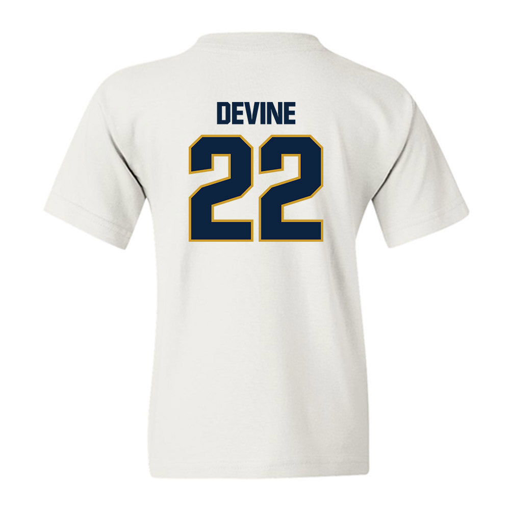 Notre Dame - NCAA Men's Basketball : Luke Devine - Sports Shersey Youth T-Shirt-1