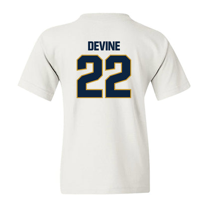 Notre Dame - NCAA Men's Basketball : Luke Devine - Sports Shersey Youth T-Shirt-1
