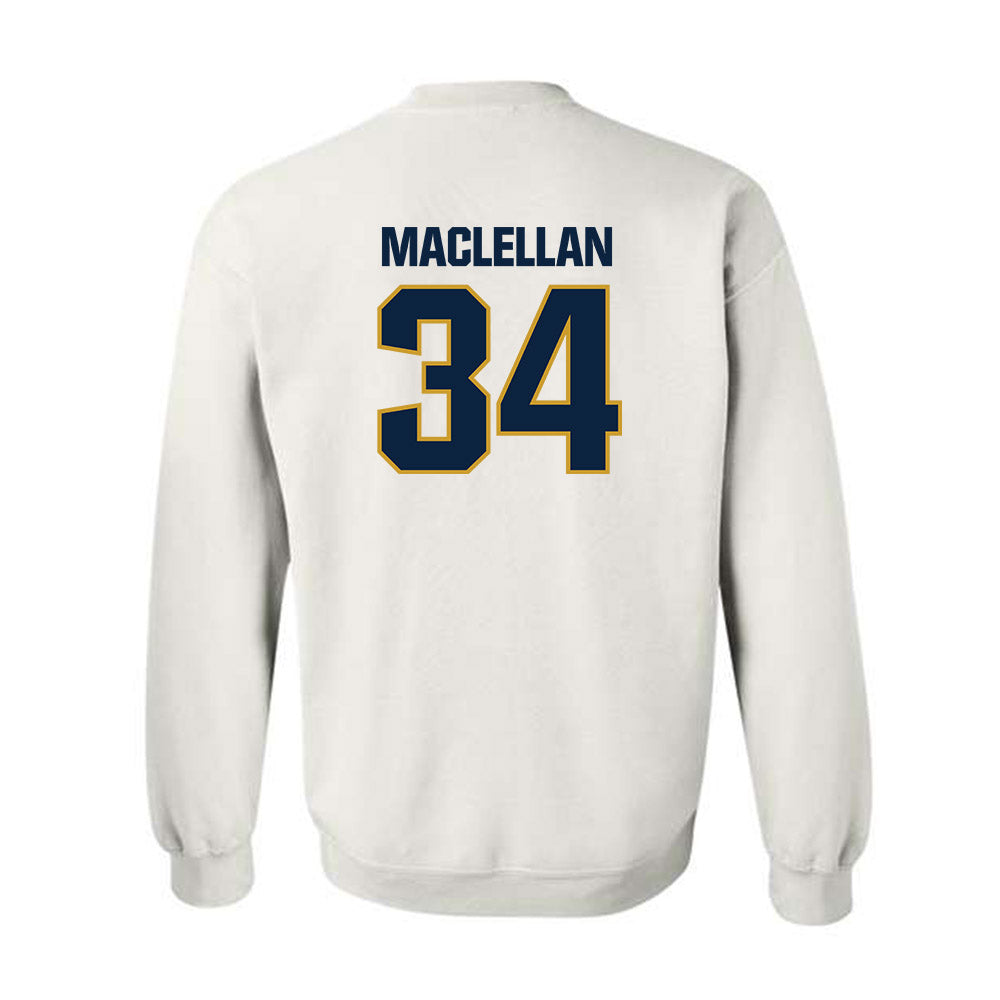 Notre Dame - NCAA Men's Basketball : Matthew MacLellan - Sports Shersey Crewneck Sweatshirt-1