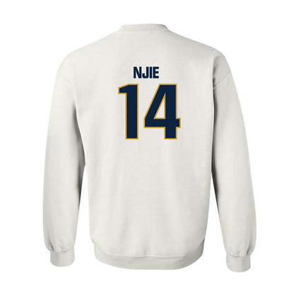 Notre Dame - NCAA Men's Basketball : Kebba Njie - Sports Shersey Crewneck Sweatshirt-1