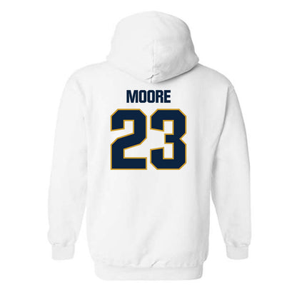 Notre Dame - NCAA Women's Basketball : Iyana Moore - Sports Shersey Hooded Sweatshirt-1