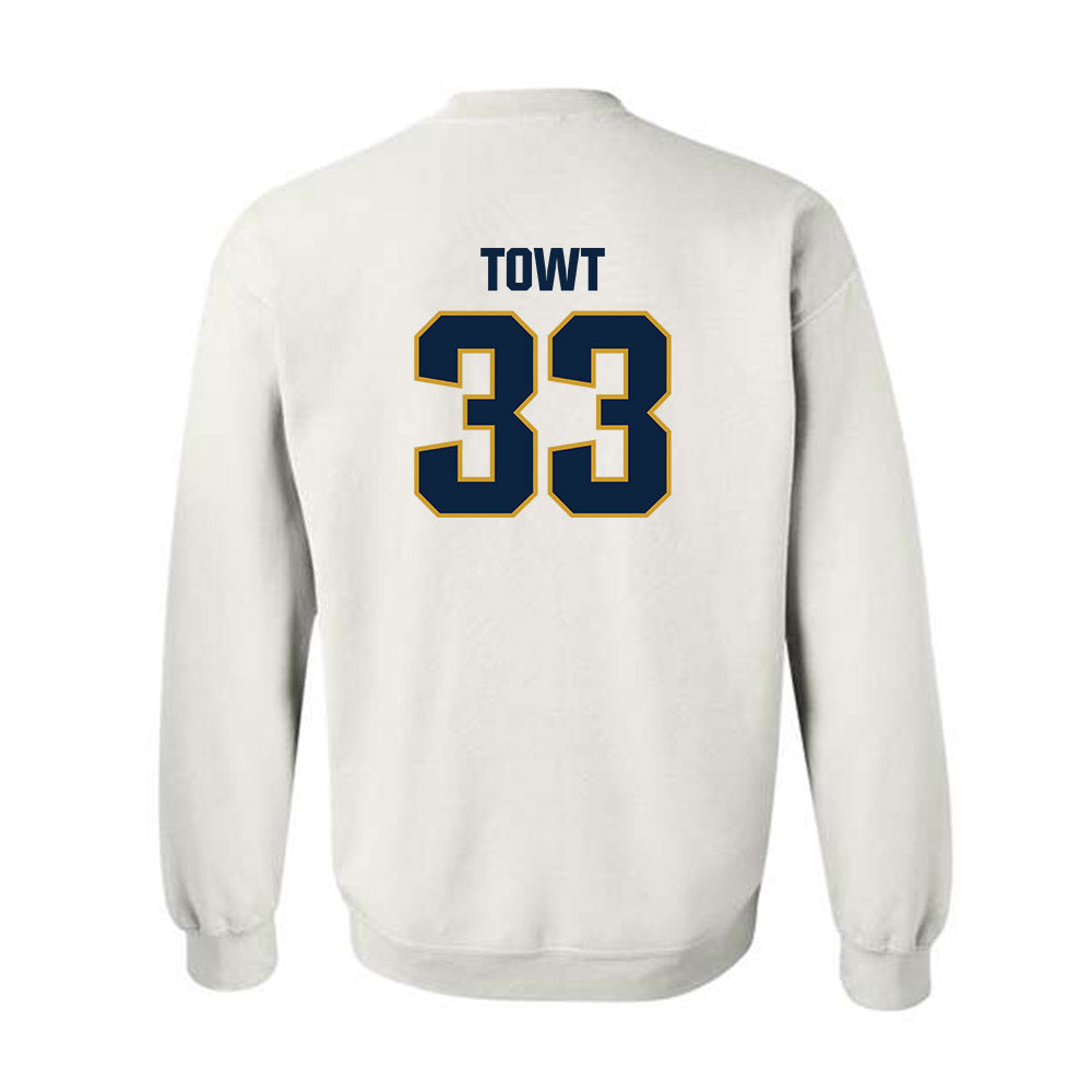 Notre Dame - NCAA Men's Basketball : Carson Towt - Sports Shersey Crewneck Sweatshirt-1