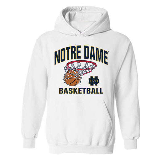 Notre Dame - NCAA Women's Basketball : Maya Gin - Sports Shersey Hooded Sweatshirt-0