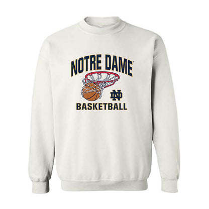 Notre Dame - NCAA Men's Basketball : Jacob Burow - Sports Shersey Crewneck Sweatshirt-0