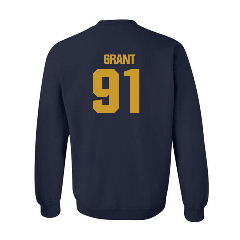 Notre Dame - NCAA Men's Lacrosse : Griffin Grant - Sports Shersey Crewneck Sweatshirt-1