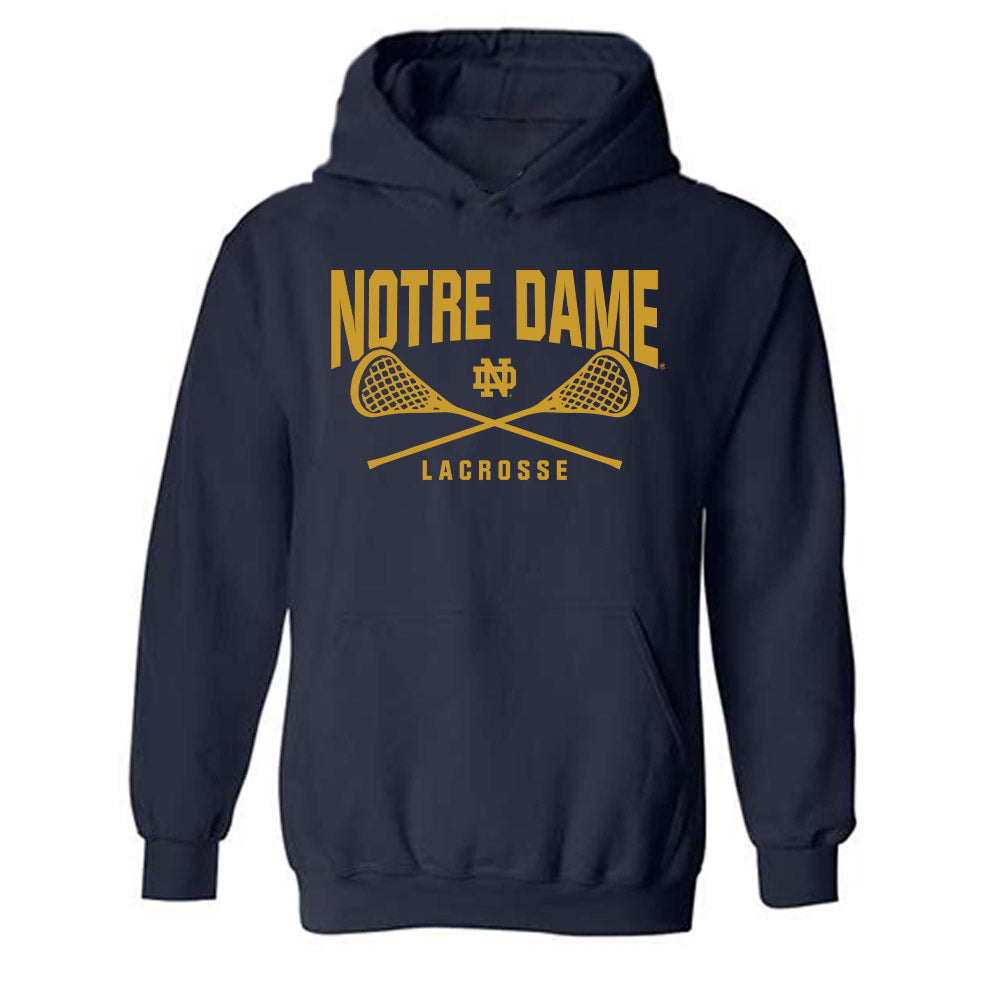 Notre Dame - NCAA Women's Lacrosse : Ingrid Kavanagh - Sports Shersey Hooded Sweatshirt-0