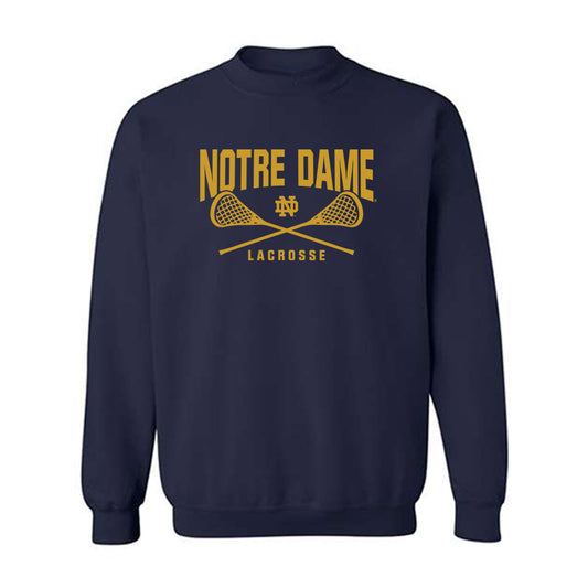 Notre Dame - NCAA Men's Lacrosse : Aidan Diaz-Matos - Sports Shersey Crewneck Sweatshirt-0
