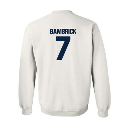 Notre Dame - NCAA Men's Lacrosse : Joey Bambrick - Sports Shersey Crewneck Sweatshirt-1