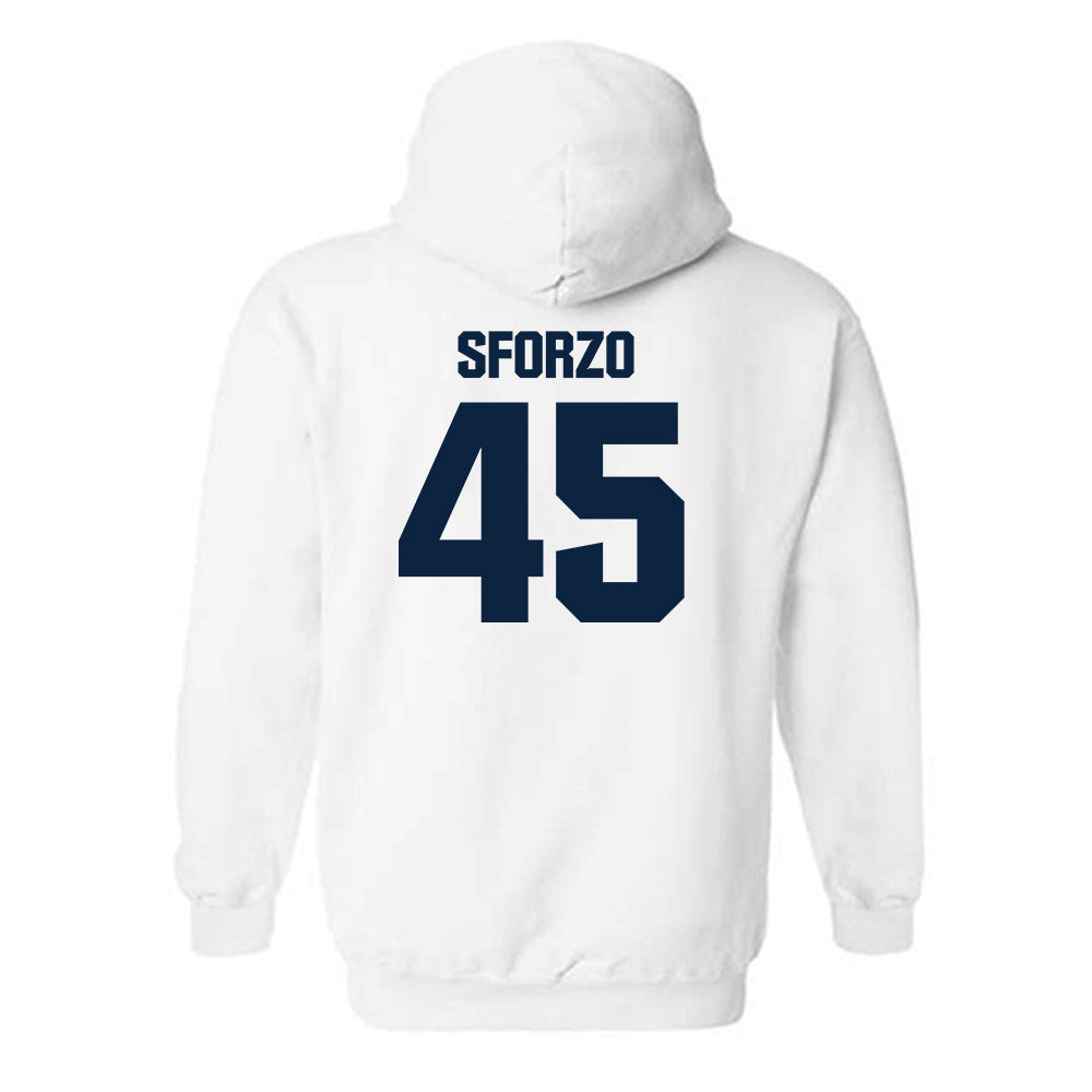 Notre Dame - NCAA Men's Lacrosse : Ryan Sforzo - Sports Shersey Hooded Sweatshirt-1