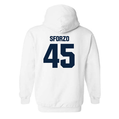 Notre Dame - NCAA Men's Lacrosse : Ryan Sforzo - Sports Shersey Hooded Sweatshirt-1