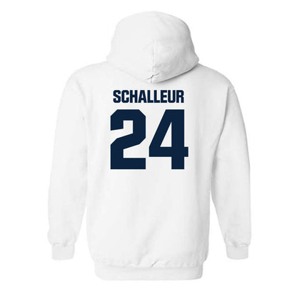Notre Dame - NCAA Women's Lacrosse : Bailey Schalleur - Sports Shersey Hooded Sweatshirt-1