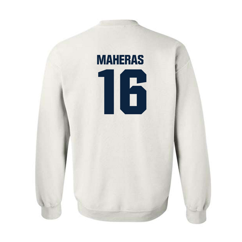 Notre Dame - NCAA Men's Lacrosse : Will Maheras - Sports Shersey Crewneck Sweatshirt-1