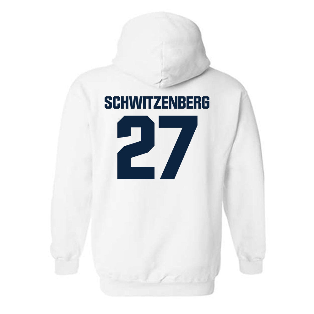 Notre Dame - NCAA Men's Lacrosse : Nate Schwitzenberg - Sports Shersey Hooded Sweatshirt-1