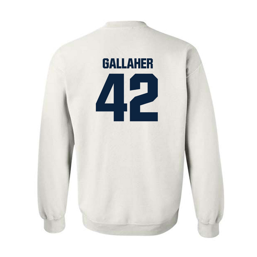 Notre Dame - NCAA Men's Lacrosse : Christian Gallaher - Sports Shersey Crewneck Sweatshirt-1