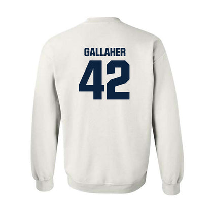 Notre Dame - NCAA Men's Lacrosse : Christian Gallaher - Sports Shersey Crewneck Sweatshirt-1