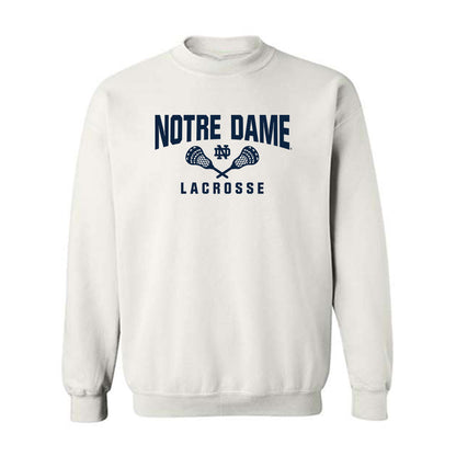 Notre Dame - NCAA Men's Lacrosse : Thomas Porell - Sports Shersey Crewneck Sweatshirt-0