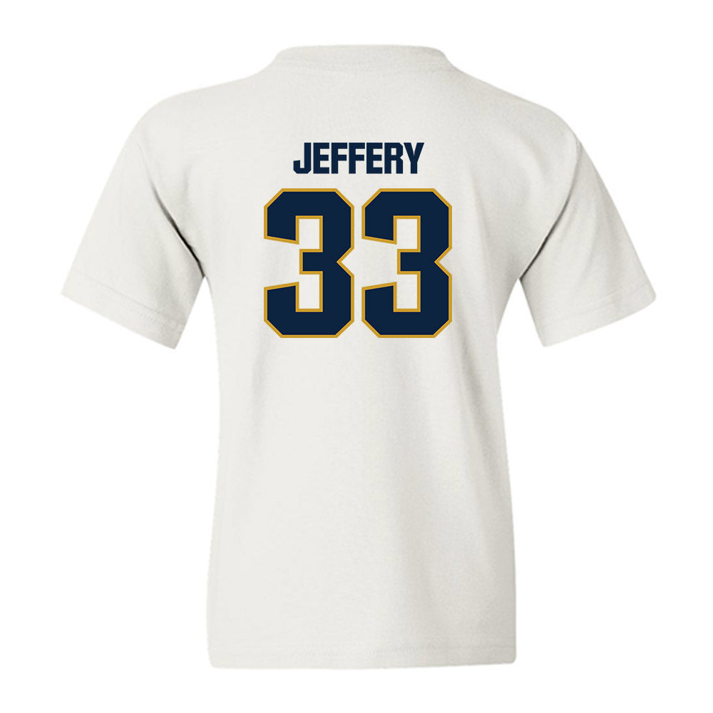 Notre Dame - NCAA Football : Matthew Jeffery - Sports Shersey Youth T-Shirt-1