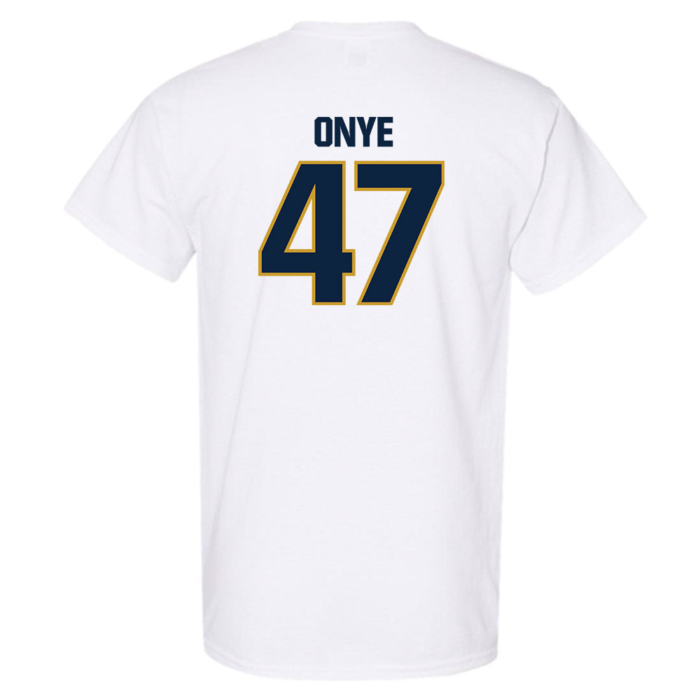 Notre Dame - NCAA Football : Jason Onye - Sports Shersey T-Shirt-1