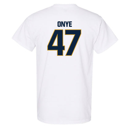 Notre Dame - NCAA Football : Jason Onye - Sports Shersey T-Shirt-1