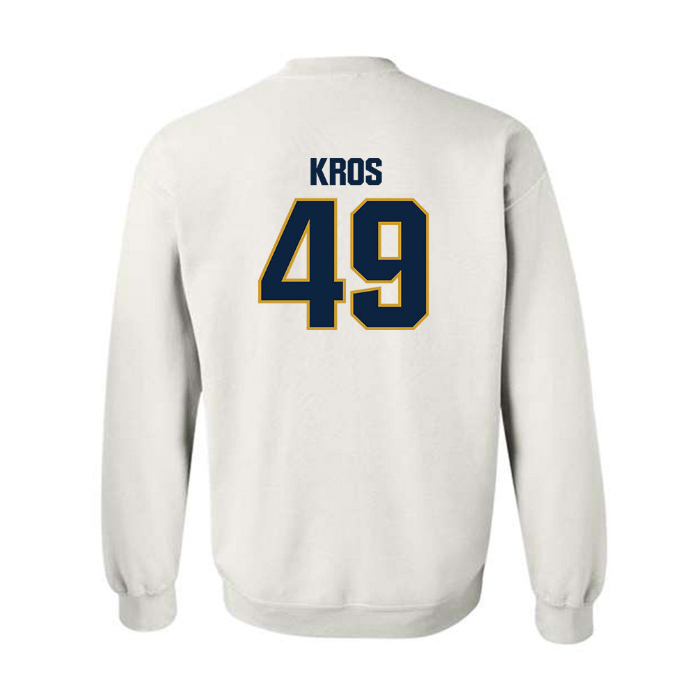 Notre Dame - NCAA Football : Andrew Kros - Sports Shersey Crewneck Sweatshirt-1