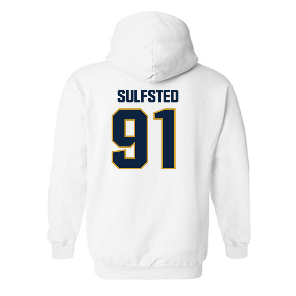 Notre Dame - NCAA Football : Gordy Sulfsted - Sports Shersey Hooded Sweatshirt-1