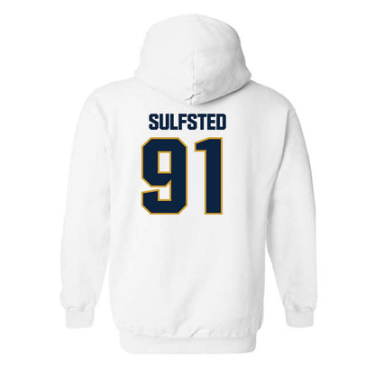 Notre Dame - NCAA Football : Gordy Sulfsted - Sports Shersey Hooded Sweatshirt-1