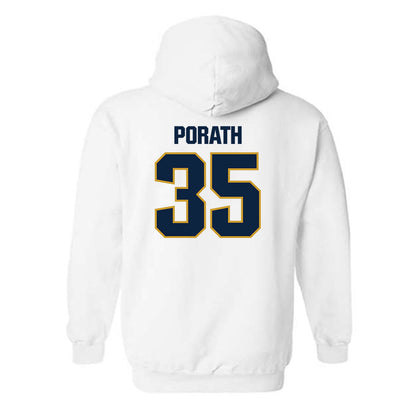 Notre Dame - NCAA Football : Spencer Porath - Sports Shersey Hooded Sweatshirt-1