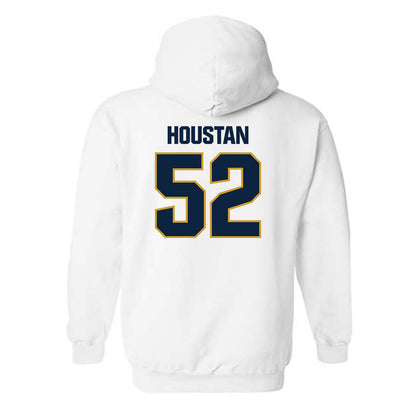 Notre Dame - NCAA Football : Devan Houstan - Sports Shersey Hooded Sweatshirt-1