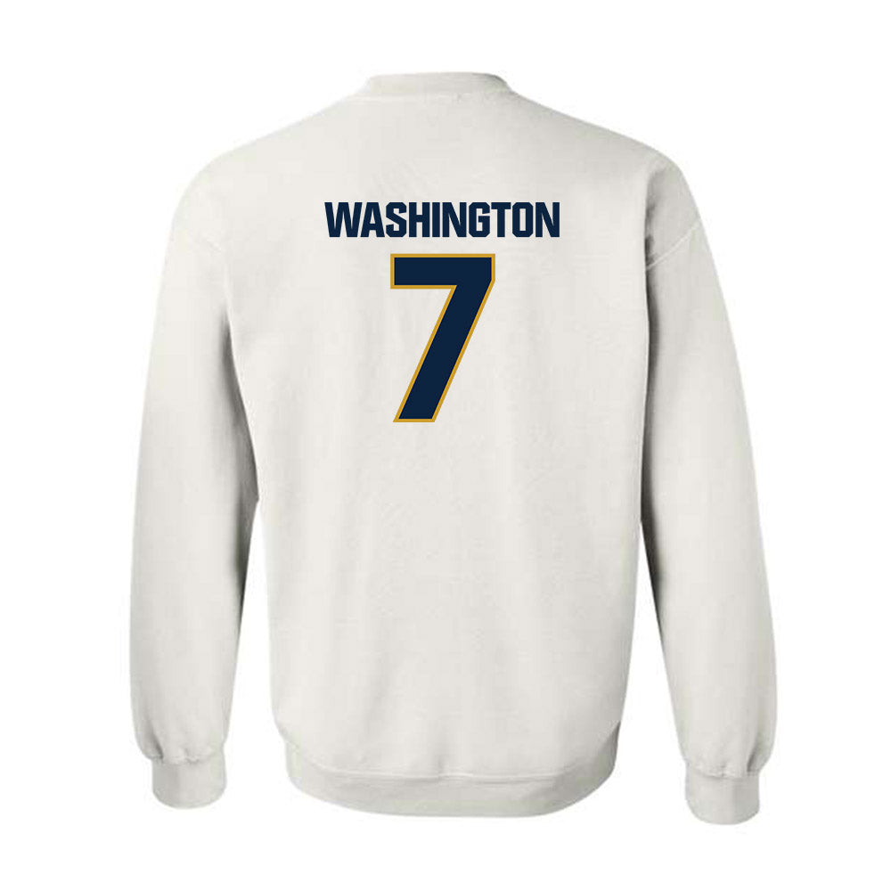 Notre Dame - NCAA Football : Tyrus Washington - Sports Shersey Crewneck Sweatshirt-1