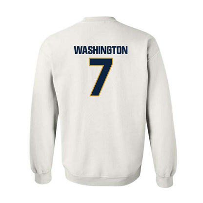 Notre Dame - NCAA Football : Tyrus Washington - Sports Shersey Crewneck Sweatshirt-1